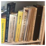 Large Book Collection Including Travel, Nature, Reference, Coffee Themed Titles and More