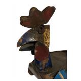 Vintage Metal Rooster Decor