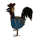 Vintage Metal Rooster Decor