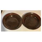 Set of 5 Mary Anderson Handmade Pottery Plates