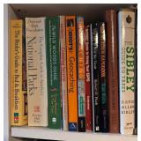 Large Nature and Astronomy Book Collection with Hiking, Birding, Guidebooks and More
