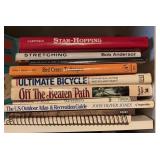 Large Nature and Astronomy Book Collection with Hiking, Birding, Guidebooks and More