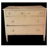 Vintage Wooden Dresser with Mirror