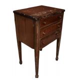 Vintage Wooden Organizational Sewing Table