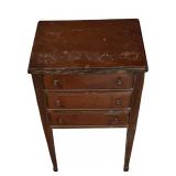 Vintage Wooden Organizational Sewing Table