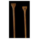 Pair of Vintage Wooden Oars