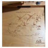 Oasis Fly Tying Bench with Mayfly Life Cycle Engraving
