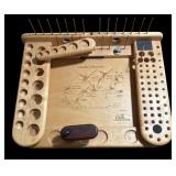 Oasis Fly Tying Bench with Mayfly Life Cycle Engraving