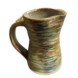 Handmade Pottery Pot, Sugar Dish, and Creamer Pitcher Set