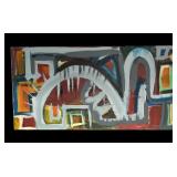 Original Abstract Painting on Canvas