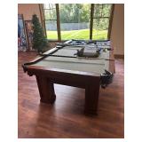 Almost Brand New 8 Foot Brunswick Contender Series Pool Table w/ Accessories. Over $4500 Retail Cost - Amazing Condition Almost Brand New 8 Foot Brunswick Contender Series Pool Table w/ Accessories. Over $4500 Retail Cost - Amazing Condition