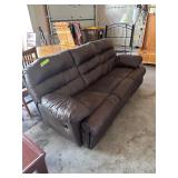 Leather Couch - Has Ware. Leather Couch - Has Ware.