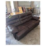 Leather Couch - Has Ware. Leather Couch - Has Ware.