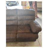 Leather Couch - Has Ware. Leather Couch - Has Ware.