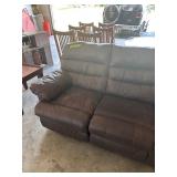 Leather Couch - Has Ware. Leather Couch - Has Ware.