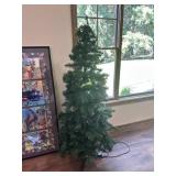 2 Large Tennis Canvases 1 Glass framed portrait & a 6ft Christmas Tree 2 Large Tennis Canvases 1 Glass framed portrait & a 6ft Christmas Tree