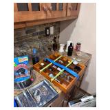 Large Lot - Movies, DVDs, glassware, Barstools, Chair, Nintendo Wi Fit, Shot Glasses, 2 small lamps, holiday decorations and more. Large Lot - Movies, DVDs, glassware, Barstools, Chair, Nintendo Wi Fit, Shot Glasses, 2 small lamps, holiday decorations and more.