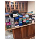 Large Lot - Movies, DVDs, glassware, Barstools, Chair, Nintendo Wi Fit, Shot Glasses, 2 small lamps, holiday decorations and more. Large Lot - Movies, DVDs, glassware, Barstools, Chair, Nintendo Wi Fit, Shot Glasses, 2 small lamps, holiday decorations and more.
