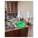 Large Lot - Movies, DVDs, glassware, Barstools, Chair, Nintendo Wi Fit, Shot Glasses, 2 small lamps, holiday decorations and more. Large Lot - Movies, DVDs, glassware, Barstools, Chair, Nintendo Wi Fit, Shot Glasses, 2 small lamps, holiday decorations and more.