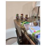 Large Lot - Movies, DVDs, glassware, Barstools, Chair, Nintendo Wi Fit, Shot Glasses, 2 small lamps, holiday decorations and more. Large Lot - Movies, DVDs, glassware, Barstools, Chair, Nintendo Wi Fit, Shot Glasses, 2 small lamps, holiday decorations and more.