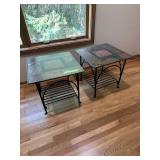 2 Stone End Tables 2 Stone End Tables