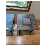 2 Stone End Tables 2 Stone End Tables