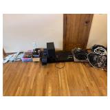 Lot of Audio Equipment - Speakers, Yamaha Subwoofer, Cables, remotes, ZVOX Sound Bar Lot of Audio Equipment - Speakers, Yamaha Subwoofer, Cables, remotes, ZVOX Sound Bar
