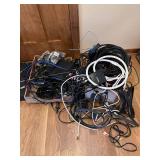 Lot of Audio Equipment - Speakers, Yamaha Subwoofer, Cables, remotes, ZVOX Sound Bar Lot of Audio Equipment - Speakers, Yamaha Subwoofer, Cables, remotes, ZVOX Sound Bar