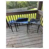3 Outdoor Patio tables 3 Outdoor Patio tables
