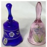 Vintage Fenton Art Glass Collection of Bells