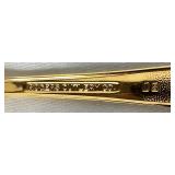 Goldtone Silverware Set by Rogers Cutlery Co. IS - Golden Spring Garden Pattern