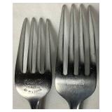 Flatware Bundle of Customcraft Stainless Steel Monogram H Korea Flatware Set and Versailles Stainless Steel by MSI Japan Flatware Set