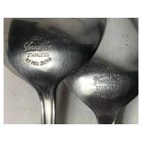 Flatware Bundle of Customcraft Stainless Steel Monogram H Korea Flatware Set and Versailles Stainless Steel by MSI Japan Flatware Set