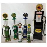 Collection of Replica Gas Pumps - unboxed