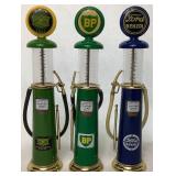 Collection of Replica Gas Pumps - unboxed