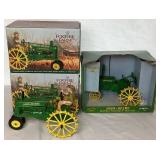 Bundle of 3 John Deere 1/16 Tractors - General Purpose A, GP Wide Tread and the Model A Foxfire