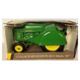 John Deere Die Cast Collectible Bundle of 1912 Ford Model T Delivery Car, John Deere Model 60 Orchard Tractor and John Deere Lawn Mower
