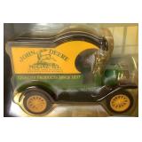 John Deere Die Cast Collectible Bundle of 1912 Ford Model T Delivery Car, John Deere Model 60 Orchard Tractor and John Deere Lawn Mower