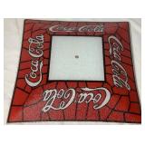 Vintage Coca-Cola Tiffany Style Ceiling Light Shade - 14" x 14" Vintage Coca-Cola Tiffany Style Ceiling Light Shade - 14" x 14"