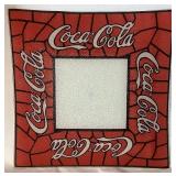 Vintage Coca-Cola Tiffany Style Ceiling Light Shade - 14" x 14" Vintage Coca-Cola Tiffany Style Ceiling Light Shade - 14" x 14"