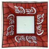 Vintage Coca-Cola Tiffany Style Ceiling Light Shade - 14" x 14" Vintage Coca-Cola Tiffany Style Ceiling Light Shade - 14" x 14"
