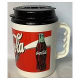 Assorted Coca-Cola Drinkware Bundle - Includes 64 oz Travel Mug, 8 Clear Traditional 6" Glasses, and 4 Coffee Cups