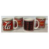 Assorted Coca-Cola Drinkware Bundle - Includes 64 oz Travel Mug, 8 Clear Traditional 6" Glasses, and 4 Coffee Cups