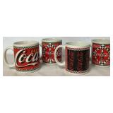 Assorted Coca-Cola Drinkware Bundle - Includes 64 oz Travel Mug, 8 Clear Traditional 6" Glasses, and 4 Coffee Cups