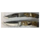 Gerber 2010 Stag and Burl Wood Knife Set Gerber 2010 Stag and Burl Wood Knife Set