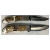 Gerber 2010 Stag and Burl Wood Knife Set Gerber 2010 Stag and Burl Wood Knife Set