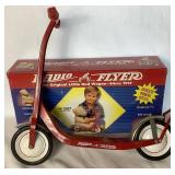 Radio Flyer Bundle- Includes: The Little Wood Wagon - Model 6, The Tricycle - No. 553, The Scooter - No 557, The Little Wood Sled - No 551, The 80th Anniv. Streak-o-Lite - Model 1934, 3 Radio Flyer Or