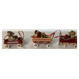 Radio Flyer Bundle- Includes: The Little Wood Wagon - Model 6, The Tricycle - No. 553, The Scooter - No 557, The Little Wood Sled - No 551, The 80th Anniv. Streak-o-Lite - Model 1934, 3 Radio Flyer Or