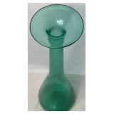 MCM Blenko Wayne Husted 561 Sea Green Glass Decanter 22"H x 6"W MCM Blenko Wayne Husted 561 Sea Green Glass Decanter 22"H x 6"W