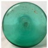 MCM Blenko Wayne Husted 561 Sea Green Glass Decanter 22"H x 6"W MCM Blenko Wayne Husted 561 Sea Green Glass Decanter 22"H x 6"W